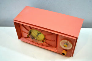 BLUETOOTH MP3 UPGRADED - Rose Pink 1959 Westinghouse Model H545T5A Tube AM Radio - [product_type} - Westinghouse - Retro Radio Farm