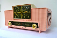 画像をギャラリービューアに読み込む, SOLD! - Sept 20, 2018 - IMPERIAL PINK 1959 Philco Model G761-124 Tube AM Clock Radio Pristine Rare Bells On Top Of Whistles! - [product_type} - Philco - Retro Radio Farm