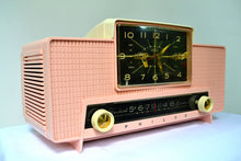 画像をギャラリービューアに読み込む, SOLD! - Sept 20, 2018 - IMPERIAL PINK 1959 Philco Model G761-124 Tube AM Clock Radio Pristine Rare Bells On Top Of Whistles! - [product_type} - Philco - Retro Radio Farm