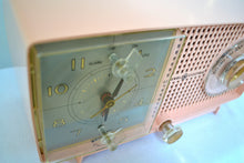画像をギャラリービューアに読み込む, SOLD! - July 19, 2018 - CARNATION PINK Mid Century 1959 General Electric Model C437A Tube AM Clock Radio Mint Condition! - [product_type} - General Electric - Retro Radio Farm