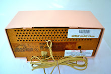 Load image into Gallery viewer, SOLD! - July 19, 2018 - CARNATION PINK Mid Century 1959 General Electric Model C437A Tube AM Clock Radio Mint Condition! - [product_type} - General Electric - Retro Radio Farm