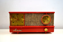 Load image into Gallery viewer, Flame and Burlap 1957 Arvin Model 5572 Tube Radio Looks Amazing Sounds Great! - [product_type} - Arvin - Retro Radio Farm