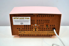 Charger l&#39;image dans la galerie, SOLD! - Dec. 17, 2019 - Petal Pink Vintage 1959 General Electric Model C-400A Tube Radio With Rare Pink Clock Face! - [product_type} - General Electric - Retro Radio Farm
