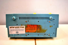 Load image into Gallery viewer, SOLD! - Sept 12, 2019 - Continental Baby Blue 1960 General Electric Model 15R13 Musaphonic Tube Radio Clover Grid Grill! - [product_type} - General Electric - Retro Radio Farm