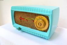 Load image into Gallery viewer, SOLD! - Aug 3, 2018 - TURQUOISE AND WICKER Retro Vintage 1949 Capehart Model 3T55B AM Tube Radio - [product_type} - Capehart - Retro Radio Farm