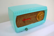 Load image into Gallery viewer, SOLD! - Aug 3, 2018 - TURQUOISE AND WICKER Retro Vintage 1949 Capehart Model 3T55B AM Tube Radio - [product_type} - Capehart - Retro Radio Farm