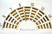 Charger l&#39;image dans la galerie, SOLD! - Nov 24, 2018 - Deco-Licious Ivory 1953 Sentinel Model 344 AM Tube Radio Excellent Condition Sounds Divine! - [product_type} - Sentinel - Retro Radio Farm