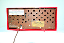 画像をギャラリービューアに読み込む, Rocketship Red Mid Century Sputnik Period Trav-Ler 1959 Model T-213 AM Tube Radio Blast Off! - [product_type} - Travler - Retro Radio Farm