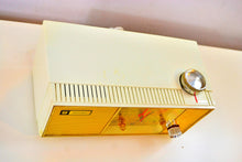 Load image into Gallery viewer, SOLD! - Dec 10, 2019 - Grecian Ivory and Gold 1965 Penncrest Model 3625 AM Tube Clock Radio Works Great Looks Great! - [product_type} - Penncrest - Retro Radio Farm