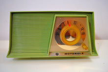 Load image into Gallery viewer, SOLD! - Aug 18, 2019 - Avocado Mid Century Vintage 1962 Motorola A10G62 Tube AM Radio Cool Model Rare Color! - [product_type} - Motorola - Retro Radio Farm