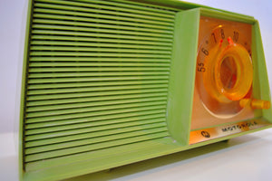 SOLD! - Aug 18, 2019 - Avocado Mid Century Vintage 1962 Motorola A10G62 Tube AM Radio Cool Model Rare Color! - [product_type} - Motorola - Retro Radio Farm
