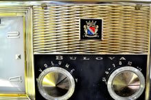 Load image into Gallery viewer, SOLD! - Sept 28, 2019 - Lucent White 1962 Bulova Model 180 Tube AM Clock Radio Sweet! - [product_type} - Bulova - Retro Radio Farm