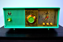画像をギャラリービューアに読み込む, SOLD! - Sept. 18, 2019 - Surf Green 1957 Motorola Model 57CC Tube AM Clock Radio Sounds Great Looks Amazing! - [product_type} - Motorola - Retro Radio Farm