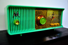 Load image into Gallery viewer, SOLD! - Sept. 18, 2019 - Surf Green 1957 Motorola Model 57CC Tube AM Clock Radio Sounds Great Looks Amazing! - [product_type} - Motorola - Retro Radio Farm