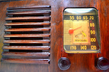 Charger l&#39;image dans la galerie, SOLD! - Sept 24, 2019 - Beautiful Solid Wood Retro Art Deco 1941 RCA Victor 55X Tube Radio Twin Speakers! - [product_type} - RCA Victor - Retro Radio Farm