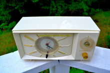 Load image into Gallery viewer, SOLD! - Nov 26, 2017 - SNOW WHITE Mid Century Retro 1959 Westinghouse Model H816L5 Tube AM Clock Radio Totally Restored! - [product_type} - Westinghouse - Retro Radio Farm