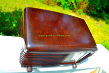 Load image into Gallery viewer, SOLD! - Sept 28, 2017 - BLUETOOTH MP3 Ready - BROWN MARBLED Swirly Vintage Deco Retro 1946 Philco Transitone 46-200 AM Bakelite Tube Radio Excellent Working Condition! - [product_type} - Philco - Retro Radio Farm