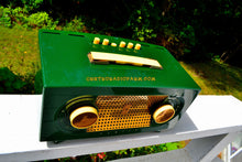 Load image into Gallery viewer, SOLD! - Dec 9, 2017 - JADE DRAGON GREEN Mid Century Vintage 1955 Zenith Model R512F AM Tube Radio Bells and Whistles! - [product_type} - Zenith - Retro Radio Farm