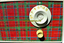 Load image into Gallery viewer, SOLD! - Oct 28, 2017 - SCOTTISH PLAID Mid Century Retro Vintage 1956 Westinghouse H-503T5B Tube AM Radio Rare and Kitchy! - [product_type} - Westinghouse - Retro Radio Farm