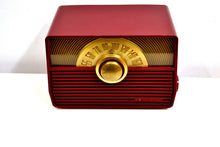 Load image into Gallery viewer, SOLD! - Jan 19, 2020 - Claret Red 1952 RCA Victor Model 1-X-56 AM Tube Radio Great Sounding! - [product_type} - RCA Victor - Retro Radio Farm