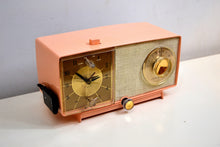 Charger l&#39;image dans la galerie, SOLD! - Oct, 6, 2019 - BLUETOOTH MP3 UPGRADED - Chantelle Pink 1966 GE General Electric Model C-546 AM Vintage Radio Little Cutie! - [product_type} - General Electric - Retro Radio Farm