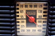 Charger l&#39;image dans la galerie, SOLD! - Sept 25, 2019 - Marbled Brown Bakelite Vintage 1946 Philco Transitone 46-200 AM Radio Drop Dead Mint! - [product_type} - Philco - Retro Radio Farm