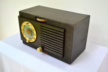 Load image into Gallery viewer, SOLD! - Dec 7, 2018 - BLUETOOTH MP3 READY - 1952 General Electric Model 66 AM Brown Bakelite Tube Clock Radio - [product_type} - General Electric - Retro Radio Farm