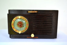 Charger l&#39;image dans la galerie, SOLD! - Dec 7, 2018 - BLUETOOTH MP3 READY - 1952 General Electric Model 66 AM Brown Bakelite Tube Clock Radio - [product_type} - General Electric - Retro Radio Farm