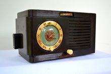 画像をギャラリービューアに読み込む, SOLD! - Dec 7, 2018 - BLUETOOTH MP3 READY - 1952 General Electric Model 66 AM Brown Bakelite Tube Clock Radio - [product_type} - General Electric - Retro Radio Farm