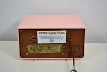 Load image into Gallery viewer, SOLD! - Dec 31, 2019 - Carnation Pink 1959 Cavalier Model 562 Vintage Tube AM Radio Collectors Delight! - [product_type} - Cavalier - Retro Radio Farm