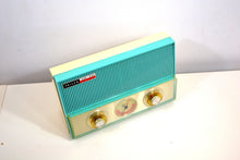 Charger l&#39;image dans la galerie, SOLD! - Sept 28, 2019 - Seafoam Turquoise and White 1963 Philco Model K914-124 Rare FM &amp; AM Tube Radio Wow - What A Find! - [product_type} - Philco - Retro Radio Farm