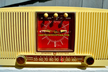 Load image into Gallery viewer, SOLD! - Nov 18, 2017 - BLUETOOTH MP3 READY Ivory Vanilla 1955 General Electric Model 573 Retro AM Clock Radio Works Great! - [product_type} - General Electric - Retro Radio Farm