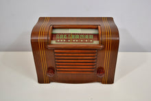 画像をギャラリービューアに読み込む, SOLD! - Dec 2, 2019 - Golden Age 1945 Sonora RB-207 AM Tube Radio Curvaceous Wooden Beauty! - [product_type} - Sonora - Retro Radio Farm