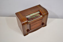 Load image into Gallery viewer, SOLD! - Dec 2, 2019 - Golden Age 1945 Sonora RB-207 AM Tube Radio Curvaceous Wooden Beauty! - [product_type} - Sonora - Retro Radio Farm