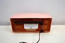 Load image into Gallery viewer, SOLD! - Jan. 8, 2020 - Powder Pink 1957 Motorola 57R Tube AM Antique Radio Real Gem Crack Free! - [product_type} - Motorola - Retro Radio Farm