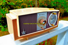 Charger l&#39;image dans la galerie, SOLD! - Oct 27, 2017 - TWILIGHT SPARKLE Purple And Pink Mid Century Retro 1963 Motorola Model C4P-143 Tube AM Clock Radio Rare Colors! - [product_type} - Motorola - Retro Radio Farm