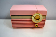 Load image into Gallery viewer, SOLD! - Jan. 8, 2020 - Madison Pink Mid Century 1959 Philco Model F813-124 Tube AM Radio Cuteness Overload! - [product_type} - Philco - Retro Radio Farm