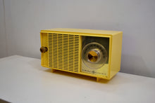 Load image into Gallery viewer, SOLD! - Oct 17, 2019 - Lemon Yellow Vintage 1959 General Electric Model T-129C Tube Radio Nice Sounding Nice Looking! - [product_type} - General Electric - Retro Radio Farm