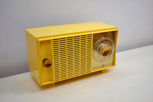 Charger l&#39;image dans la galerie, SOLD! - Oct 17, 2019 - Lemon Yellow Vintage 1959 General Electric Model T-129C Tube Radio Nice Sounding Nice Looking! - [product_type} - General Electric - Retro Radio Farm