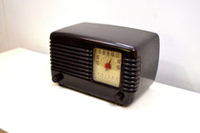 Load image into Gallery viewer, SOLD! - Oct. 30, 2019 - Art Deco Brown Bakelite Vintage 1946 Philco Transitone 46-200 AM Radio Popular Design Back In Its Day and Today! - [product_type} - Philco - Retro Radio Farm