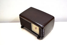 Load image into Gallery viewer, SOLD! - Oct. 30, 2019 - Art Deco Brown Bakelite Vintage 1946 Philco Transitone 46-200 AM Radio Popular Design Back In Its Day and Today! - [product_type} - Philco - Retro Radio Farm
