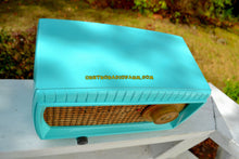 Charger l&#39;image dans la galerie, SOLD! - Nov 10, 2017 - TURQUOISE AND WICKER Retro Vintage 1949 Capehart Model 3T55B AM Tube Radio Totally Restored! - [product_type} - Capehart - Retro Radio Farm