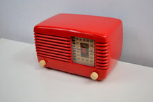 画像をギャラリービューアに読み込む, SOLD! - Oct 24, 2019 - Stunning Apple Red Bakelite Vintage 1946 Philco Transitone 48-200 AM Radio Popular Design Back In Its Day and Today! - [product_type} - Philco - Retro Radio Farm