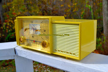 画像をギャラリービューアに読み込む, SOLD! - Nov 5, 2017 - MELLOW YELLOW Mid Century Vintage Retro 1959 Admiral 296 Tube AM Clock Radio Sounds Great! Rare Color! - [product_type} - Admiral - Retro Radio Farm