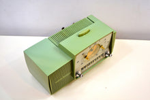 Charger l&#39;image dans la galerie, SOLD! - Nov. 1, 2019 - Sage Green 1958 General Electric Model C-416B Tube AM Clock Radio Hard to Find Nice Color! - [product_type} - General Electric - Retro Radio Farm