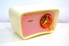 Load image into Gallery viewer, SOLD! - Nov 1, 2018 - Retro Classic Pink and White 1959 Travler Model T-204 AM Tube Radio - [product_type} - Travler - Retro Radio Farm