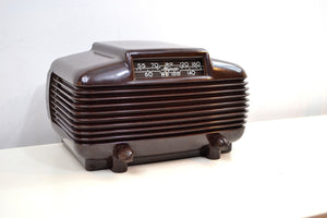 SOLD! - Nov. 1, 2019 - Golden Age 1946 Majestic Model 5A410 Bakelite AM Tube Radio Sweet and Nostalgic! - [product_type} - Majestic - Retro Radio Farm