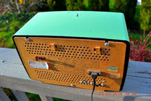 Charger l&#39;image dans la galerie, SOLD! - June 21, 2014 - CHARTREUSE GREEN Very Rare Vintage 1954 Philips P143-3 Tube AM Radio Works! - [product_type} - Philips - Retro Radio Farm