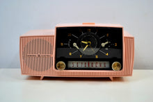 Charger l&#39;image dans la galerie, SOLD! - Dec 7, 2019 - Princess Pink 1957 General Electric Model 912D Tube AM Clock Radio Sounds and Looks Lovely! - [product_type} - General Electric - Retro Radio Farm