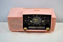 Charger l&#39;image dans la galerie, SOLD! - Dec 7, 2019 - Princess Pink 1957 General Electric Model 912D Tube AM Clock Radio Sounds and Looks Lovely! - [product_type} - General Electric - Retro Radio Farm